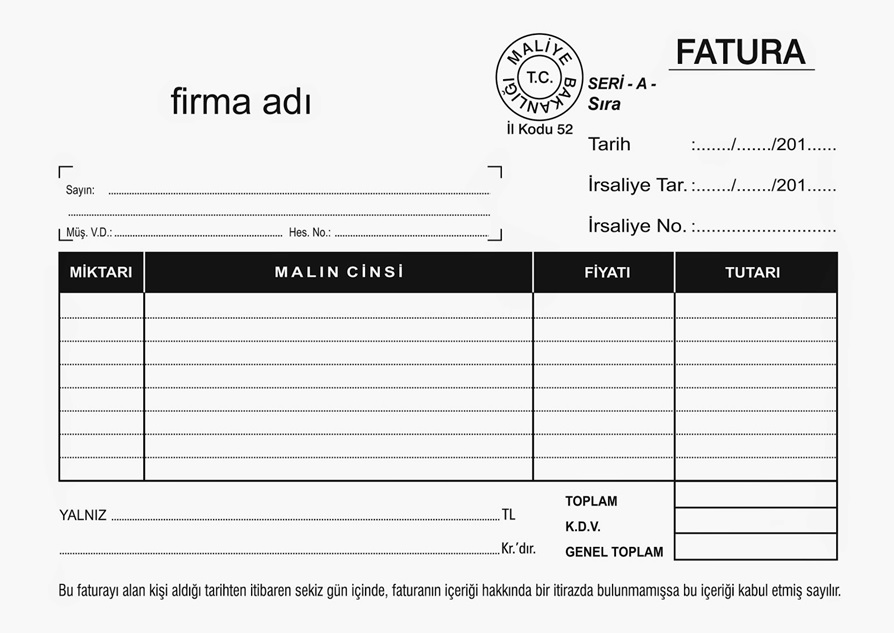 Yaşar Holding Fatura